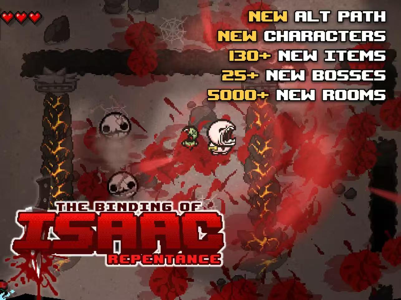 【英文版】以撒的结合：重生-无DLC-The Binding of Isaac: Rebirth【角色扮演】