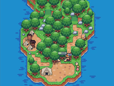 【国际服】迷你荒岛求生 Tiny Island Survival【冒险生存】